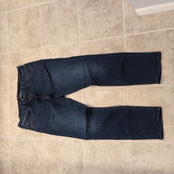 Express Skinny Mid-Rise Blue Jeans - Picture 1 of 9